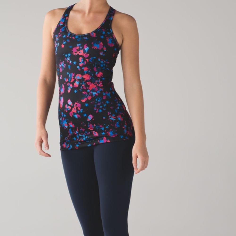 14. Lululemon Cool Racerback In Dandy Digie Multi